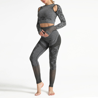 Camouflage Leopard print fitness Sports Yoga Clothing Y16
