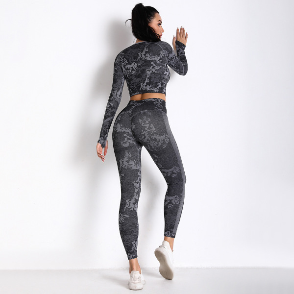 Camo Corset Yoga Set Y27