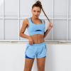 Double spell yoga clothes set two pieces female Y26