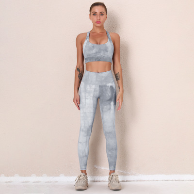 Tie-dyed yoga clothes nude wear 177
