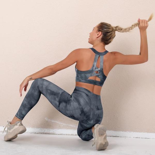Tie-dyed yoga clothes nude wear 177