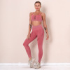 Washed Seamless Knitted buttock Yoga Suit Y6