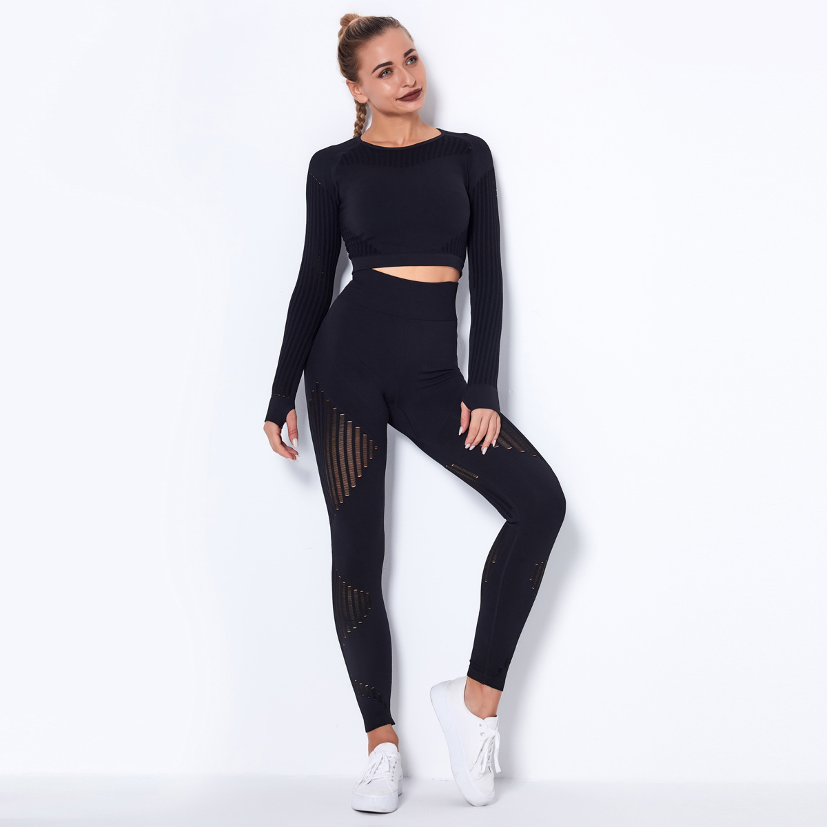 Yoga clothes sports Fitness running women Y28