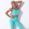 Breathable sexy striped yoga clothes for women Y96
