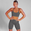 Sports running fitness clothing bra two-piece set female Y58