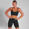 Sports running fitness clothing bra two-piece set female Y58