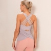 Double-sided nylon breathable long vest yoga clothing Y90