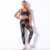 Floral Yoga suit women running sports Fitness pants Women Y52