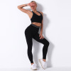 Hip Fitness Yoga Pants Women's Running Sports Bra Y46