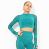 Non-marking yoga clothing T-shirt long-sleeved fitness clothing Y106