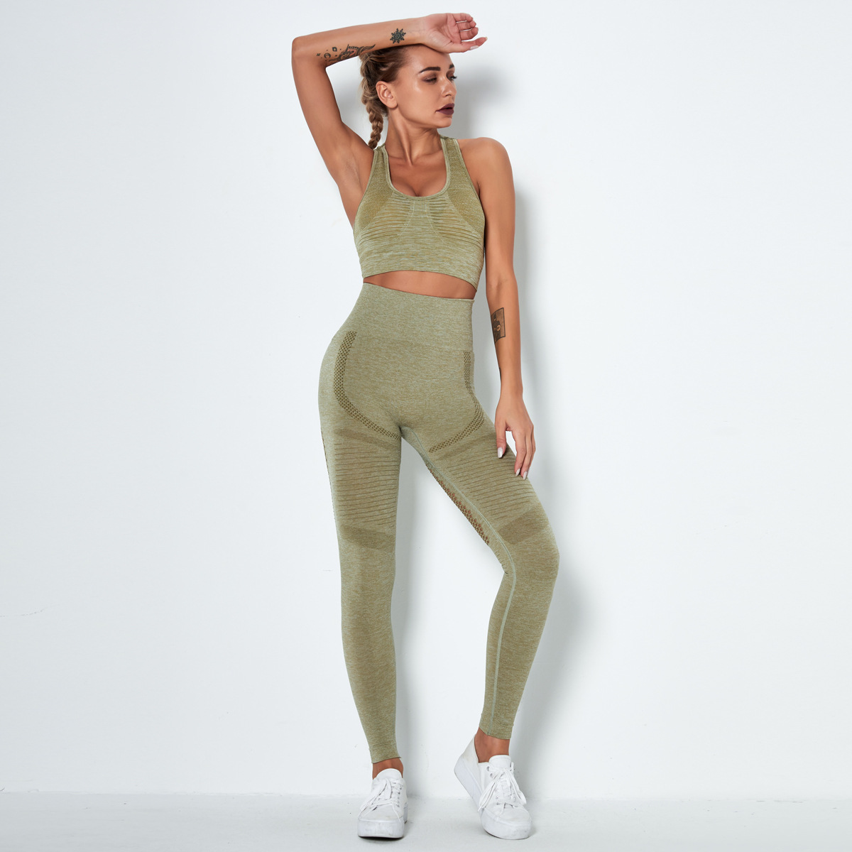 Quick Dry Yoga Vest Set Professional Sports Running Y54