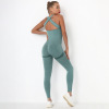 Seamless Sexy Peach Butt Pocket Yoga Onesie Y31