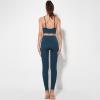 Seamless V-neck slim fit women's sports Fitness elastic suit Y47