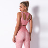 Sexy buttocks print dot breathable yoga bra Y108