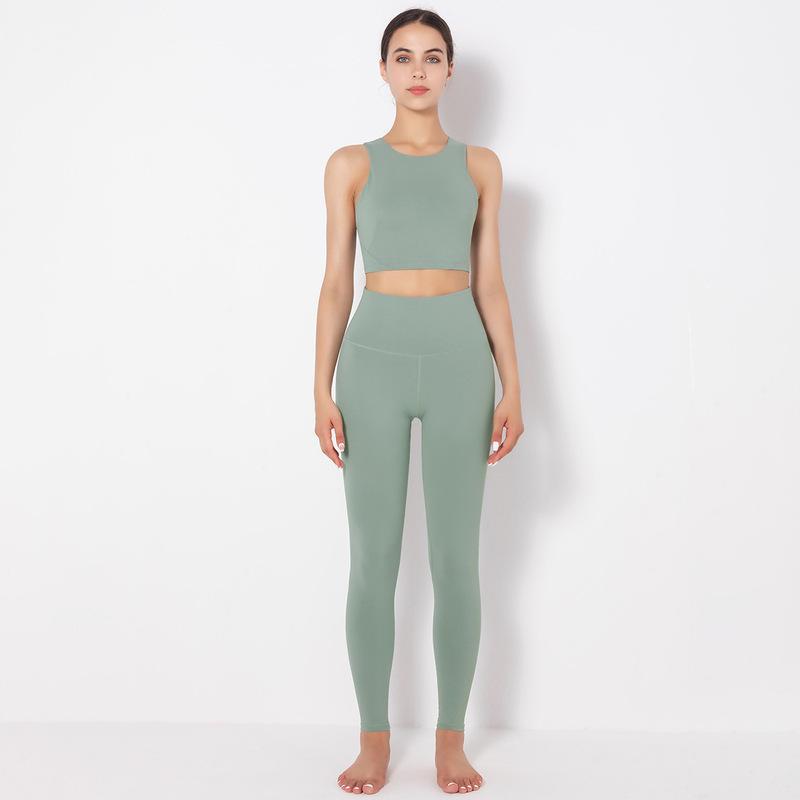 Shaven Nude Feeling Bra Yoga Set Y41