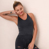 Slim striped sexy fitness vest women's high elastic Y83