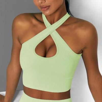 Solid Color Candy Fitness Sports Vest Y63