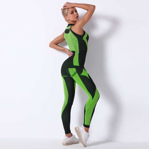 Moisture wicking yoga bra set 174