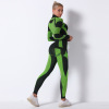 Vest set hygroscopic sweating sports running fitness clothes female Y42