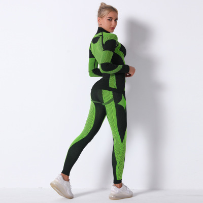 Vest set hygroscopic sweating sports running fitness clothes female Y42