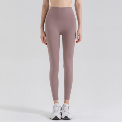 Skin-friendly new nude feeling brushed Yoga pants Y116