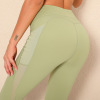 Double-sided nylon Tight hollowed out Pocket Yoga Pants Y142