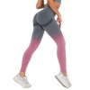 Gradient Smiley Face Yoga Pants Tight Y119