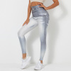 Printed Denim Blue Yoga Pants Y160