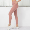 Three pocket mobile phone sports fitness pants women Y151