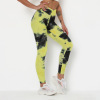 Tie dye Bubble Yoga pants slim buttock sports fitness pants Y131