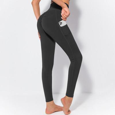 Tight Letter Pocket Sweatpants Fitness Pants Y159