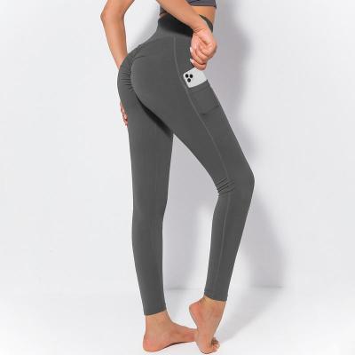 Tight Letter Pocket Sweatpants Fitness Pants Y159