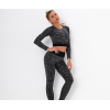 Jacquard Top Long Sleeve Yoga clothes suit Sports Y53
