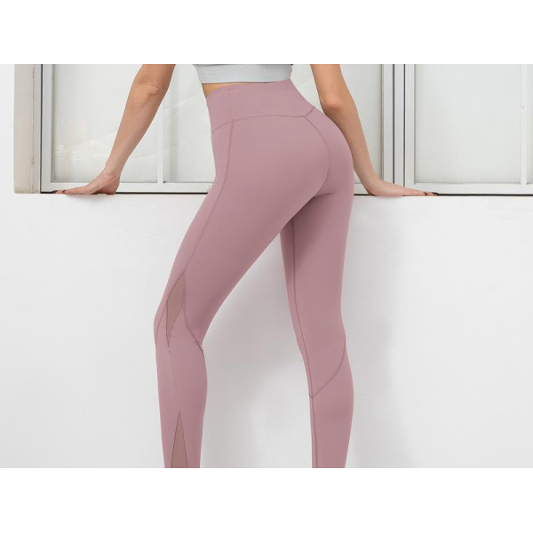 Mesh stitching sweatpants for women Y152