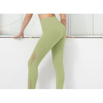 Mesh stitching sweatpants for women Y152